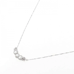 K18WG Dây chuyền kim cương hình ruy băng 0.30CT - Hàng hiệu Chính hãng 865674