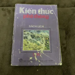 Kiến thức phổ thông sách lịch 1990