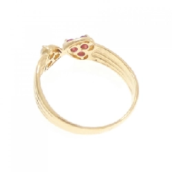 Nhẫn ruby hình trái tim K18YG 0.15CT 668947