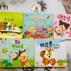 Boardbook tiếng Hàn có file nghe B11