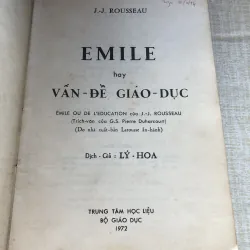 Emile hay vấn đề giáo dục 971314