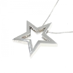 K18WG Ngôi sao Kim cương Dây chuyền 0.31CT - Hàng hiệu Chính hãng 862903