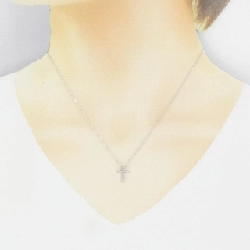 4゜C Cross Diamond Necklace - Hàng hiệu Authentic 843091