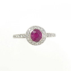 Nhẫn Ruby 750WG 0.64CT - Hàng hiệu Chính hãng 848346