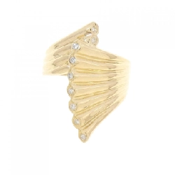 Nhẫn kim cương K18YG 0.08CT 672905