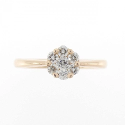 Nhẫn kim cương K18PG hoa 0.30CT 667239