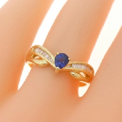 Nhẫn Sapphire K18YG - Hàng hiệu Chính hãng 848784