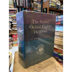 The Shorter Oxford English Dictionary on Historical Principles