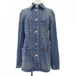 【Mã giảm giá】Áo khoác denim CHANEL