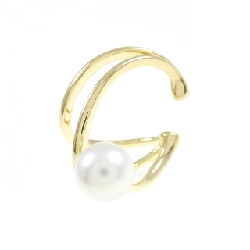 K18YG Bông tai ngọc trai Akoya 6.1mm một bên - Hàng hiệu Authentic 873481