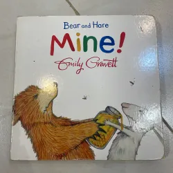 NGOẠI VĂN tiếng anh trẻ em : Bear and Hare - MINE! - Emily Cravett -MACMILLAN  1027789