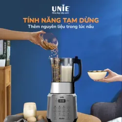 Máy làm sữa hạt UNIE V9S dung tích 1,75L, cối thủy tinh bền bỉ, tạm dừng tiện lợi 712112