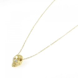 Dây chuyền kim cương 750YG hình đầu lâu - Hàng hiệu Authentic 856235