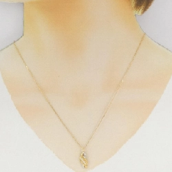 K18YG/PT850 Dây chuyền kim cương 0.05CT - Hàng hiệu Chính hãng 856399