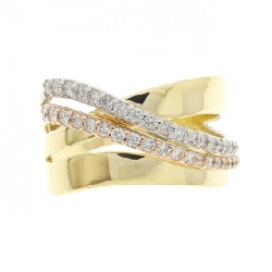 Nhẫn kim cương K18YG/K18PG/PT900 0.30CT - Hàng hiệu Authentic 854387