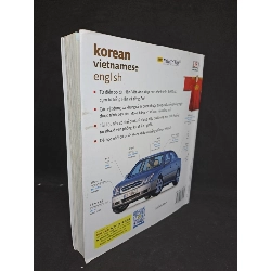 Từ điển Korean vietnamese english mới 90% sách màu HCM1307 911878