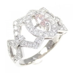 Nhẫn kim cương hồng PT900 0.200CT - Hàng hiệu Authentic