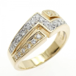 Nhẫn kim cương K18YG/K18WG 0.32CT - Hàng hiệu Chính hãng