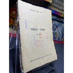 Nhạt tình 1988 mới 50% ố vàng nặng không có bìa Mạnh Phú Tư HPB0906 SÁCH VĂN HỌC Blogmeo21025