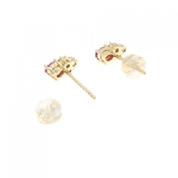 K18YG Bông tai Ruby - Hàng hiệu Chính hãng 869122