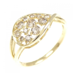 Nhẫn kim cương K18YG 0.30CT - Hàng hiệu chính hãng