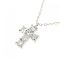 Dây chuyền kim cương hình chữ thập Vandome 0.18CT - Hàng hiệu Authentic 840727