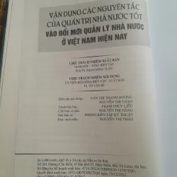 VẬN DỤNG CÁC NGUYÊN TẮC CỦA QUẢN TRỊ NHÀ NƯỚC... 933266