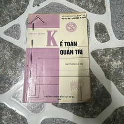 Kế toán quản trị 1994 - MBA Nguyễn Đình Quế