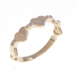 Nhẫn kim cương hình trái tim K18PG 0.02CT - Hàng hiệu Authentic