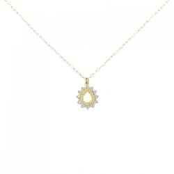 K18YG/PT900 Dây chuyền kim cương 0.04CT - Hàng hiệu Chính hãng