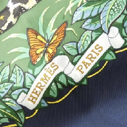 【Hàng chưa sử dụng】Khăn lụa Hermes JUNGLE LOVE 001876S 624391