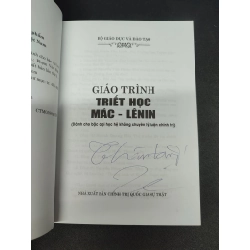 Giáo trình triết học Mác - Lênin (Dành cho bậc đại học hệ không chuyên lý luận chính trị) năm 2023 mới 90% có viết ở đầu sách HCM.TN2602 triết học 300252