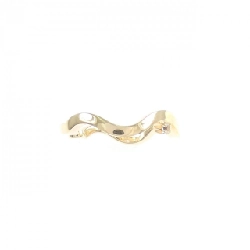 K10YG Bông tai Sapphire trắng một bên - Hàng hiệu Authentic