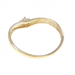 Nhẫn kim cương hoa K18YG 0.07CT - Hàng hiệu Authentic 850002