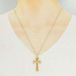 K18YG Dây chuyền kim cương chéo 0.215CT - Hàng hiệu Chính hãng 848819