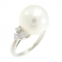 Nhẫn ngọc trai trắng PT900 12.8mm - Hàng hiệu Authentic