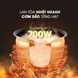 Nồi cơm điện KALITE KRC8018 – Lòng gốm Ceramic chống dính, chống xước, cơm ngon trọn vị! 715989