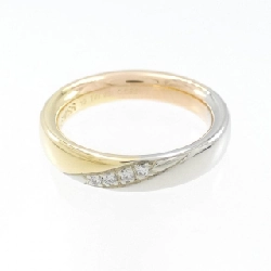 Nhẫn kim cương ba màu 750 0.096CT