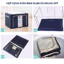 Túi đựng chăn khung sắt bền đẹp
 24167