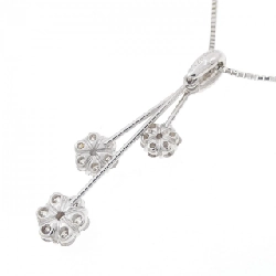 K18WG/750WG Hoa Văn Dây Chuyền Kim Cương 0.70CT - Hàng hiệu Chính Hãng 859751