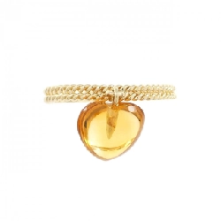 Nhẫn Citrine K18YG hình trái tim 670175
