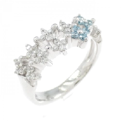 Nhẫn kim cương hoa K18WG 0.34CT - Hàng hiệu Authentic