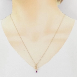 K18PG Garnet Necklace - Hàng hiệu Authentic 857013