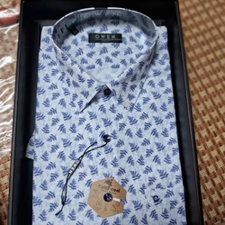 Áo sơ mi nam Owen body fit size 43 mới tinh còn nguyên mác, có cả hộp và túi xách đi kèm 511528