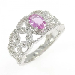 Nhẫn Sapphire K18WG 0.52CT - Hàng hiệu Chính hãng