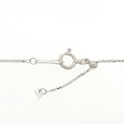 K18WG Chữ cái A Dây chuyền kim cương 0.21CT - Hàng hiệu Chính hãng 859416