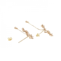 Bông tai hoa cubic 14KPG/14K - Hàng hiệu Authentic 873927