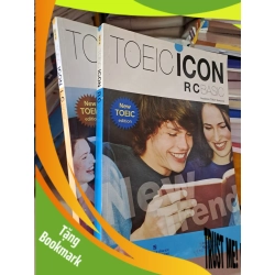 (TẶNG BOOKMARK) Toeic Icon bộ 2 cuốn RC + LC basic mới 80% có viết hightlight RBK0808 HỌC NGOẠI NGỮ