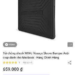 Túi đựng laptop chống va đập, chống thấm nước Bumper sleeve case 3837