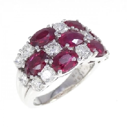 Nhẫn Ruby Pikyotti 3.89CT - Hàng hiệu Chính hãng